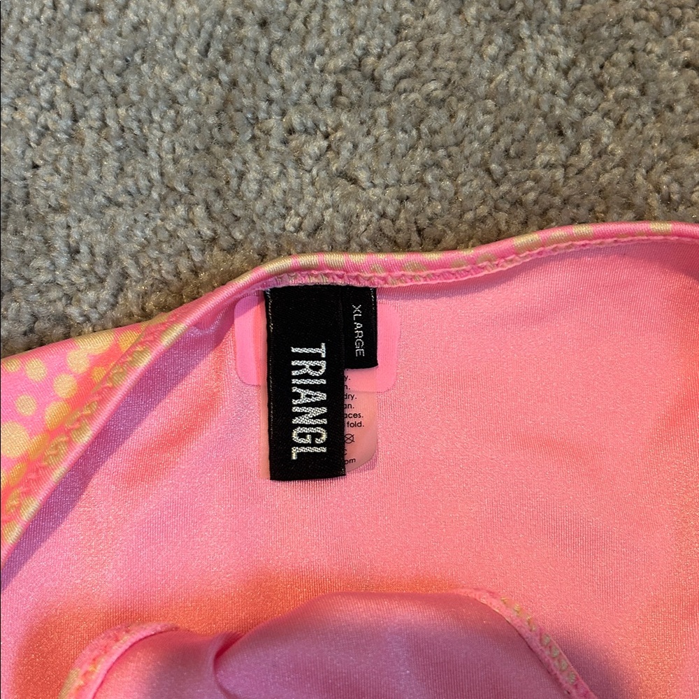 Triangl Bikini Pink Polka Dot - Picture 2 of 3